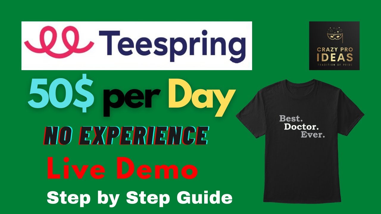 How to Make Money with Teespring, Teespring Tutorial, Earn Online without Investment. Clear all Step