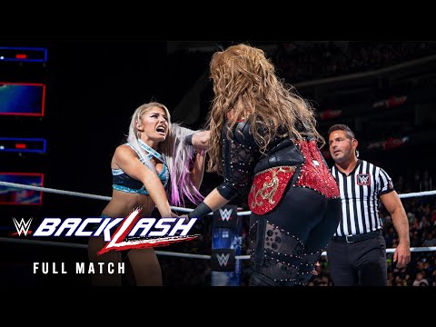 FULL MATCH: Nia Jax vs. Alexa Bliss – Raw Women’s Title Match: WWE Backlash 2018