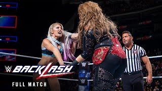 Full Match Nia Jax Vs Alexa Bliss Raw Womens Title Match Wwe Backlash 2018