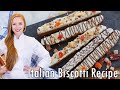 Tropical Pineapple Pecan Biscotti - dipped in chocolate!! Traditional Italian Biscotti Recipe!