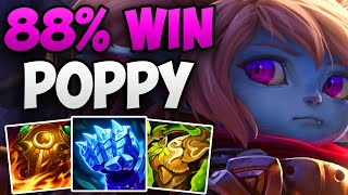 88% WIN RATE POPPY TOP IN CHALLENGER! | CHALLENGER POPPY TOP GAMEPLAY | Patch 13.12 S13