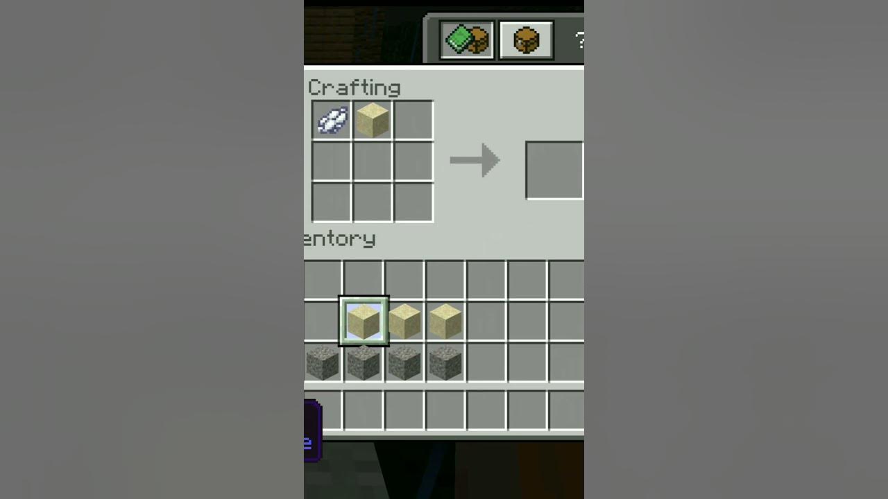 Minecraft how to make white concrete powder minecraftshorts 