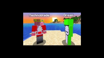 Technoblade😭😭🐷…. Two different worlds edit