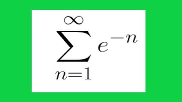 Larson Calculus 9.2 #56: Determine if the Series sum(e^(-n)) Converges or Diverges
