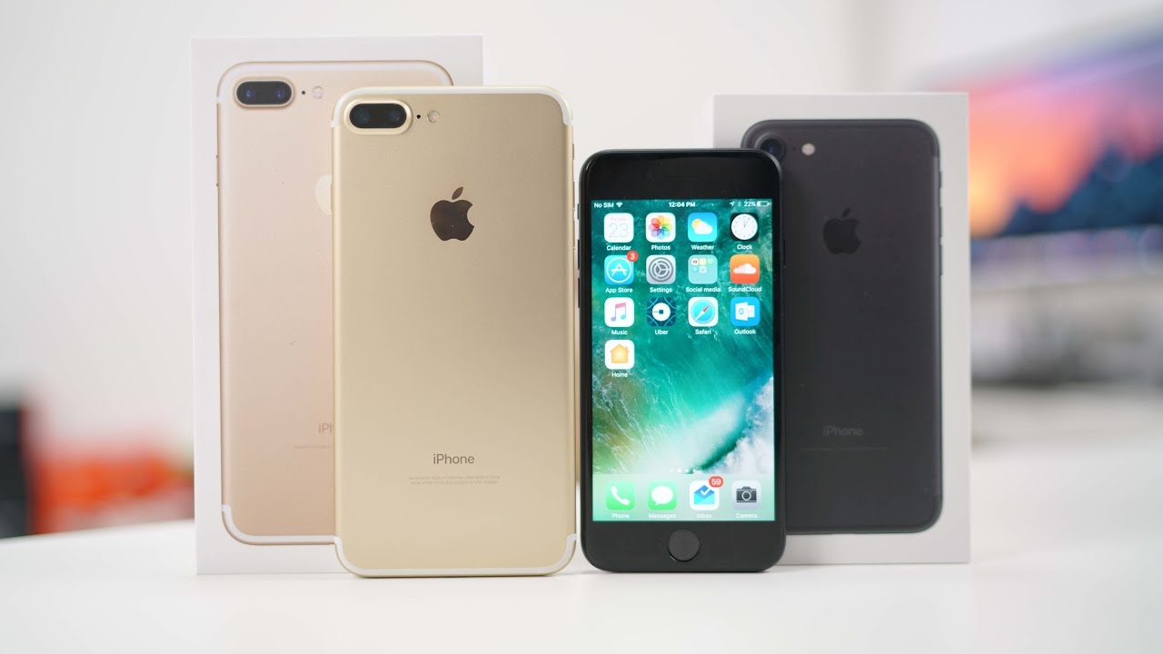 Apple iPhone 7 & 7 plus セット Apple iPhone 7 / 7Plus 32GB 128GB 256GB ROM 4.7'/5.5' IPS