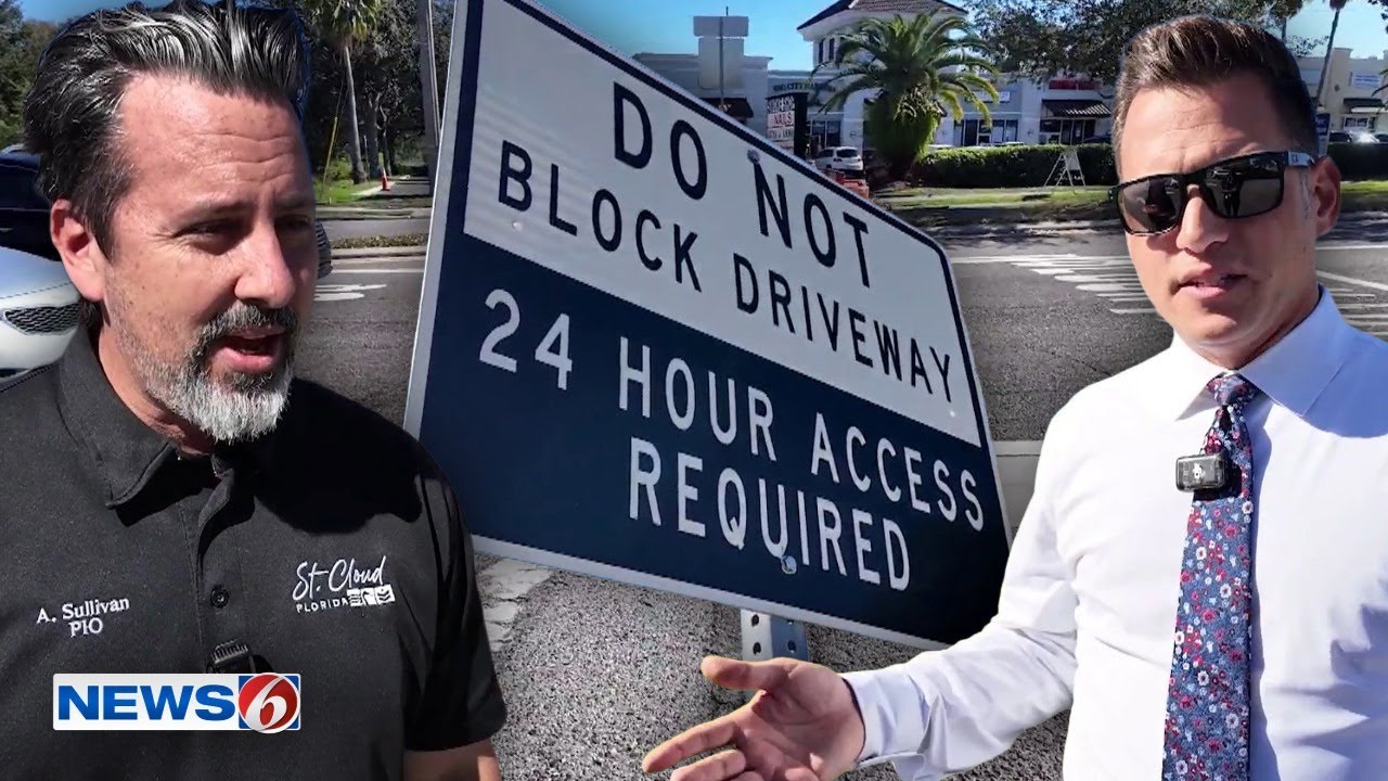 Drivers keep blocking the entrance and exit of this Central Florida police department
