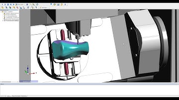 Simultaan frezen vloei tussen 2 curven Edgecam