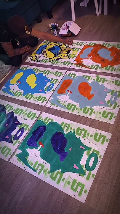 “ Do you paint one painting at a time?”