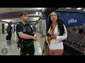Karen Fights Airport Police After Being Denied Boarding | Karens Getting Arrested By Police