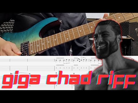 Giga Chad Theme – Electric Guitar Phonk Rock Version with Tabs