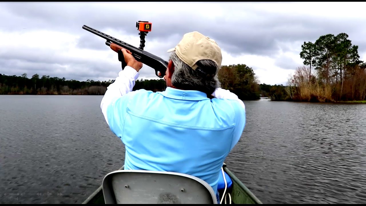 He Brought a Shotgun Bass Fishing
