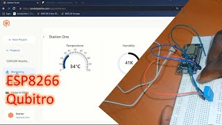 How to send DHT Data from ESP8266/NodeMCU to Qubitro