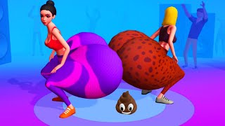 Twerk Race 3D - NEW BIG UPDATE! Max Level Mobile Game All Levels iOS Android Pro Gaming Girl 47OhAFc screenshot 4