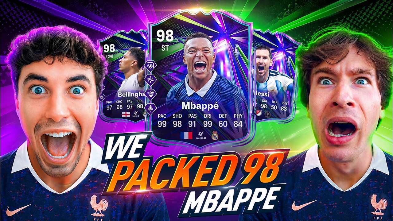 WE PACKED 98 MBAPPE IN THE CRAZIEST PACK OPENING