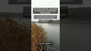 So ruinierst du dein Frühlingsangeln auf Karpfen an der Kante