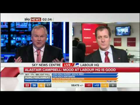 Adam Boulton and Alastair Campbell go toe to toe over Sky News bias against Labour in UK General Election