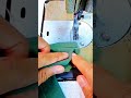 "Fabric stitching method aligning edges with sewing machine"