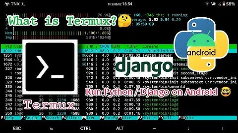 Run Python, Django on Android with Termux