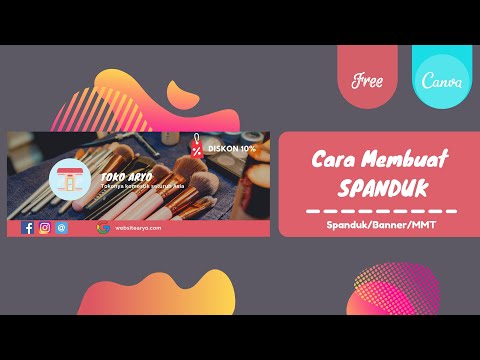 Video: Cara Membuat Spanduk Gratis