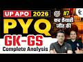 UP APO 2026 | PYQ (GK-GS) #7 | Complete Analysis | Linking Laws