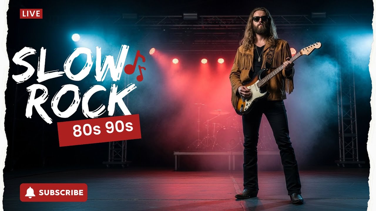 Slow Rock Music 80s 90s • Gentle Guitar Air for Lonely Drives