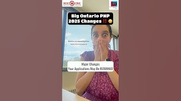 🚨 Ontario Immigration OINP Overhaul 2025! 🇨🇦