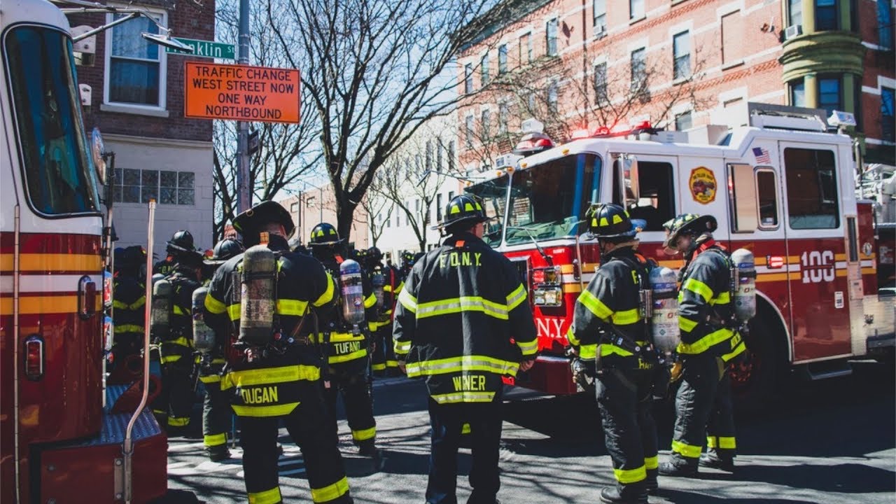 FDNY *Gas Leak* Firefighters Stand Fast as Gas Leak causes LEL Levels