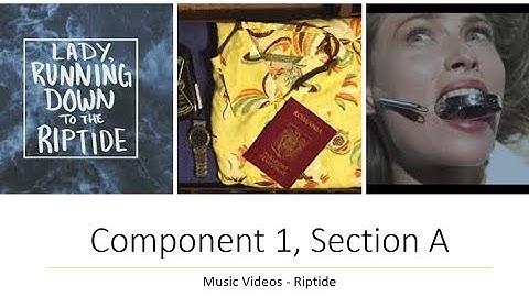 Eduqas Media A Level - Music Videos - Riptide