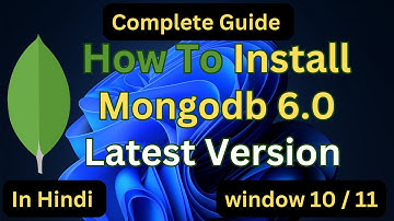 how to install mongodb 6.0 on window 10 | 11 | install mongodb on window #mongodbinstallation