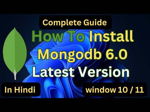how to install mongodb 6.0.1 on window 10 | 11 | install mongodb on window #mongodbinstallation