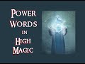 The POWER of WORDS in HIGH MAGIC! *AUDIOBOOK* Spells. Bible Magic. Jesus the Gnostic/Magician.
