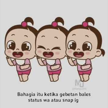 Bahagia itu ketika gebetan bales status wa atau snap ig
