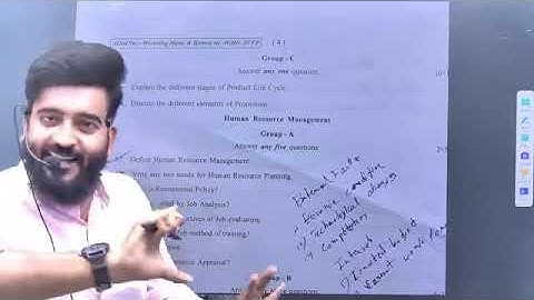 ||MM&HRM Final Question Patten for Exams||