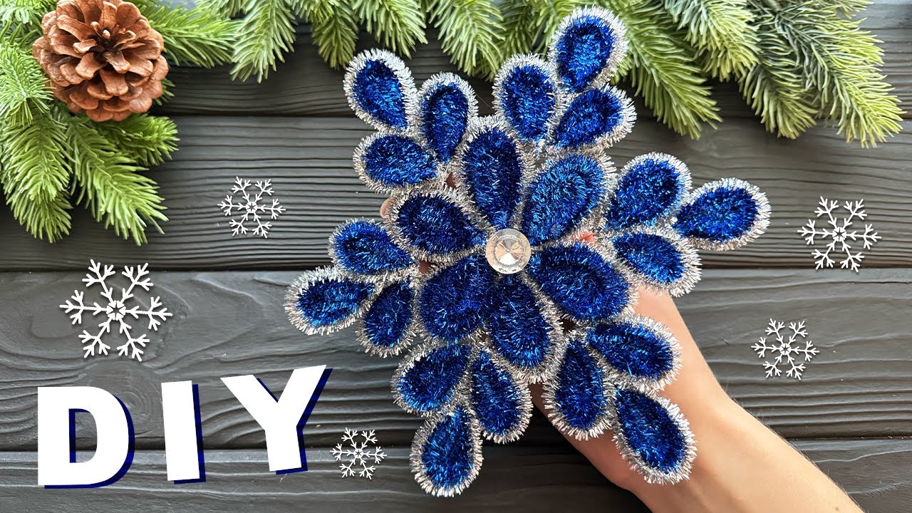 Christmas Idea! How to Make Christmas Snowflake ❄️✨ Christmas Decoration Christmas Crafts