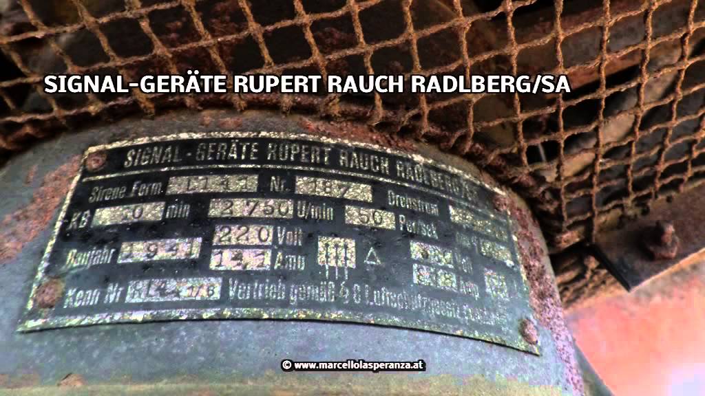 Vergessene Luftschutzsirenen in Wien 2014