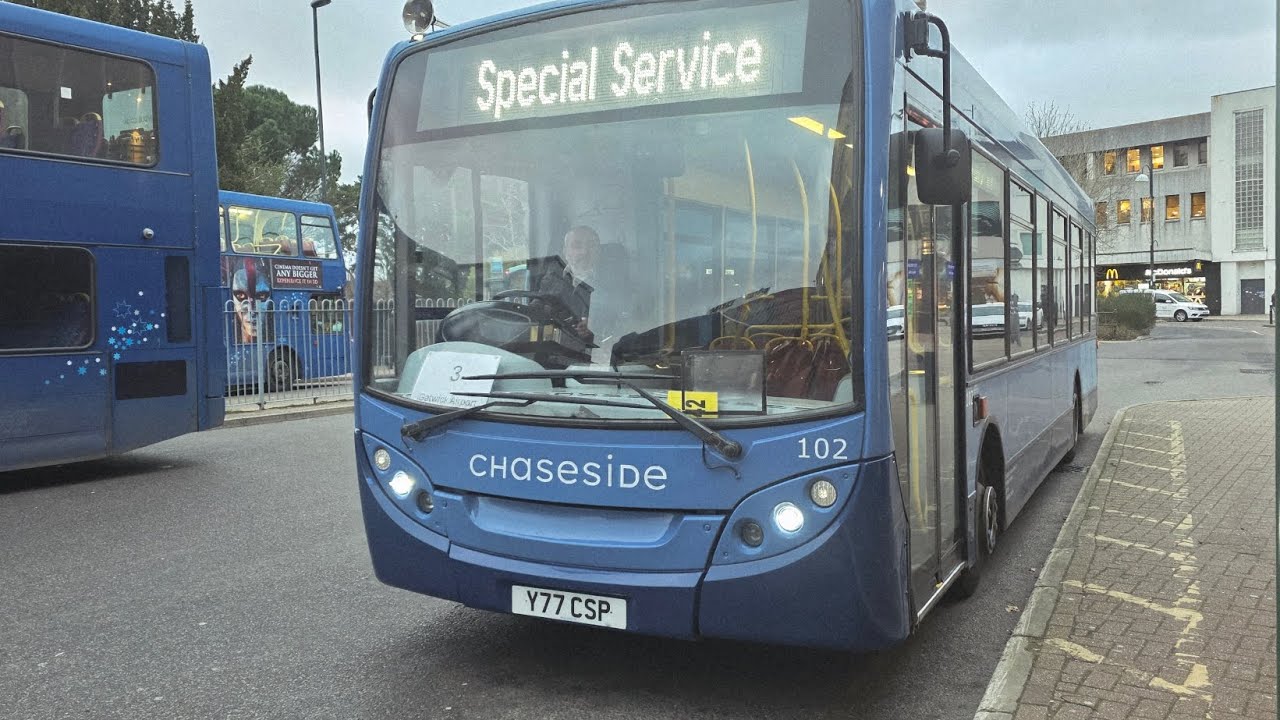 On Loan: Chaseside ADL Enviro 200 Dart Ex Abellio London 8516 102 Y77 CSP Route 3