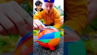 I MADE SATISFYING MULTI LAYER BALLOON #shorts
