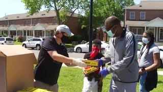 Food delivered to families in need in Roanoke