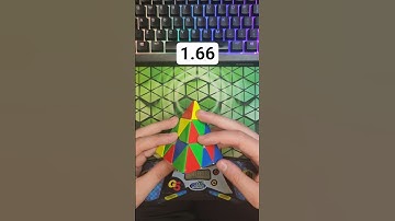 Pyraminx Solve of the Day 7/26 - 1.66 #rubikscube ##pyraminx #cubing #speedcubing #puzzle #shorts