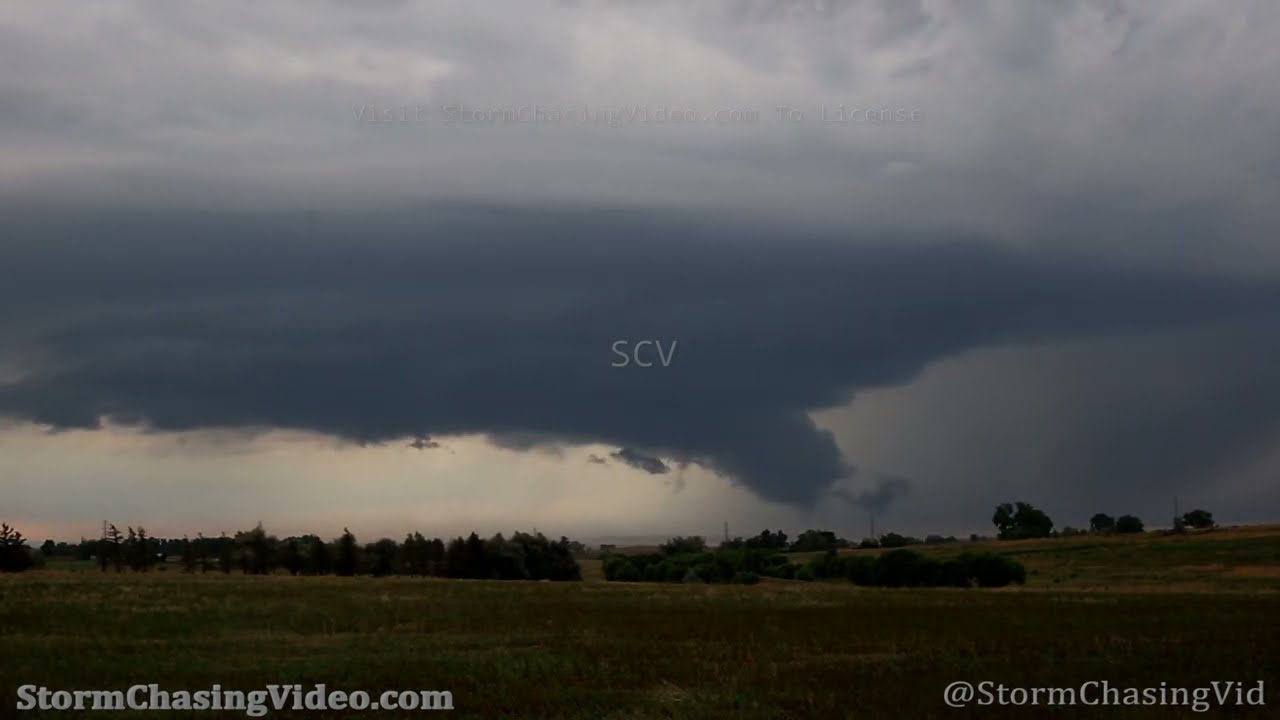 Severance, CO Supercell Time Lapse and Hail Damage - 7/27/2022