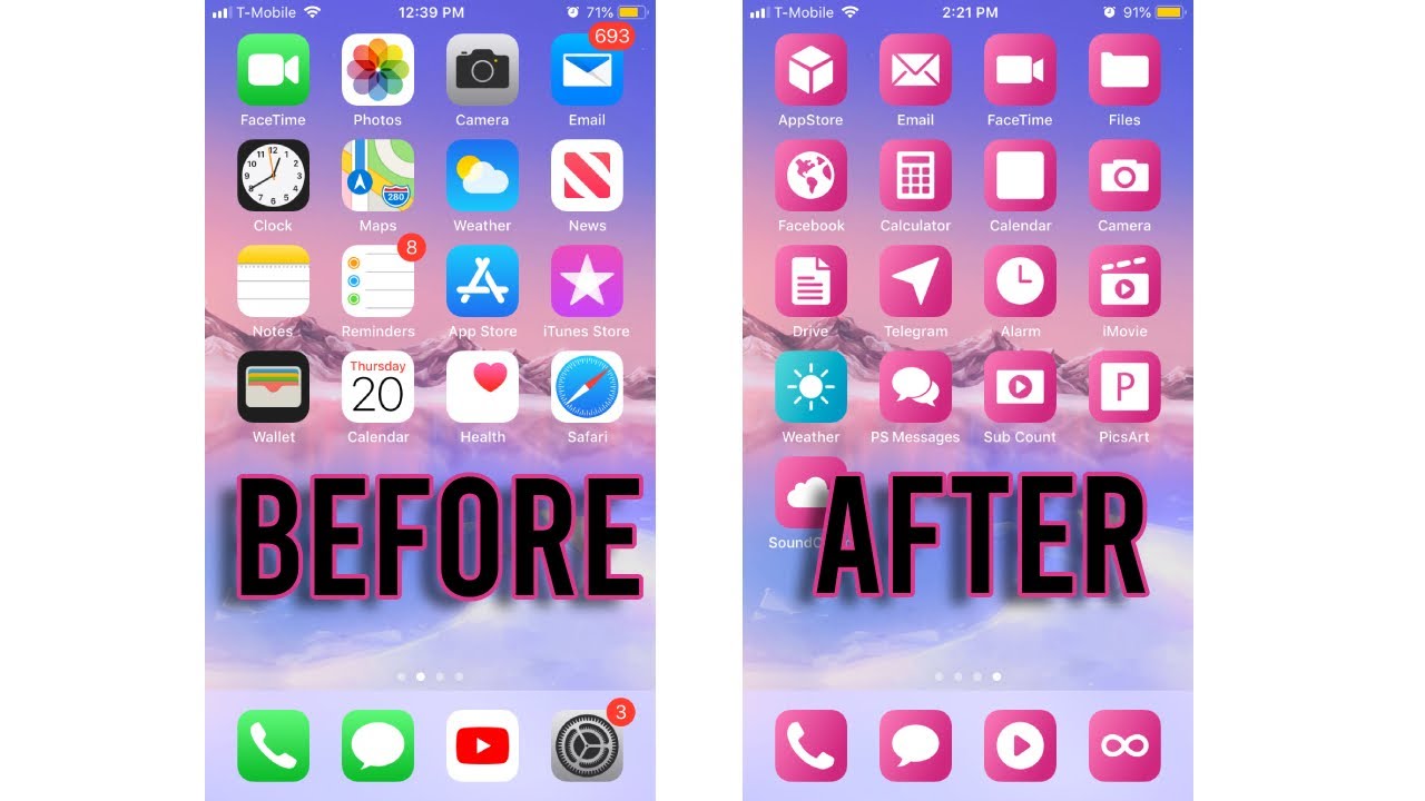 How to Make Your APPS LOOK COOL | How to Change the Color of Your Apps