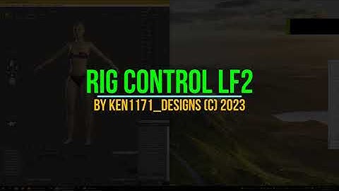 RigControl LF2 for Poser 12+