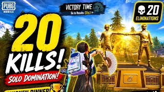     PUBG Mobile Full Match | High Kill Chicken Dinner (20 Eliminations)