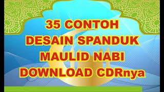35 Contoh Desain Spanduk Maulid Nabi | Template CDR-nya bisa Didownload