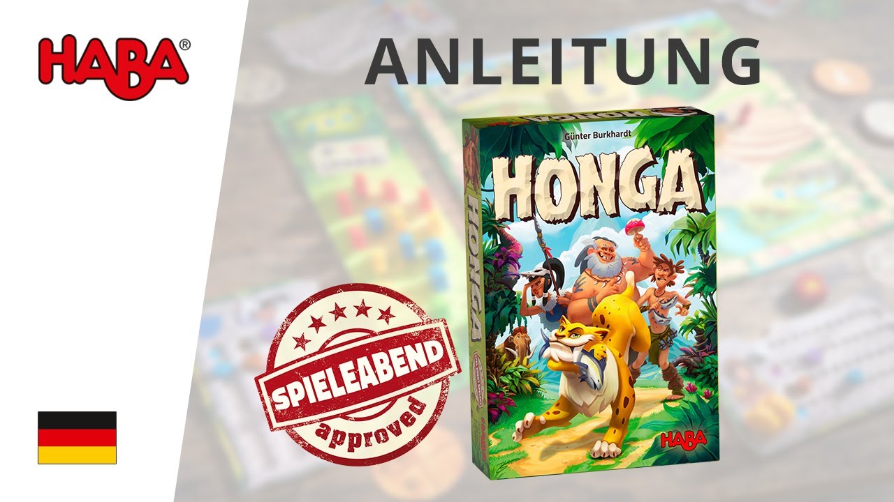 HABA Honga (Anleitung) Familienspiel ab 8 Jahren YouTube