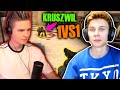 JA VS KRUSZWIL, KTÓRY DOSTAWAŁ DZIWNE PYTANIA... 1VS1 W CS:GO