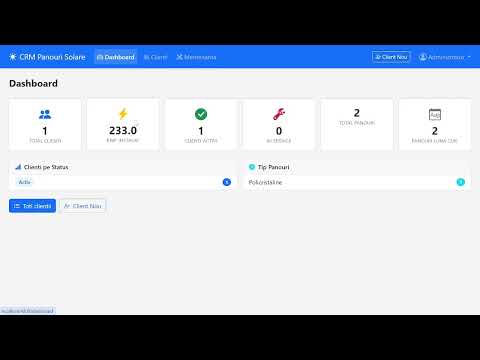CRM Solar Panels – Full Stack MEAN Application