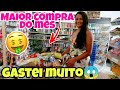 COMPRAS DO MÊS COM O MEU PAGAMENTO DO YOU TUBE,  gastei muito 😱 @Casinha Da Cris vida na roça