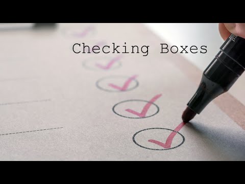 Checking Boxes - YouTube