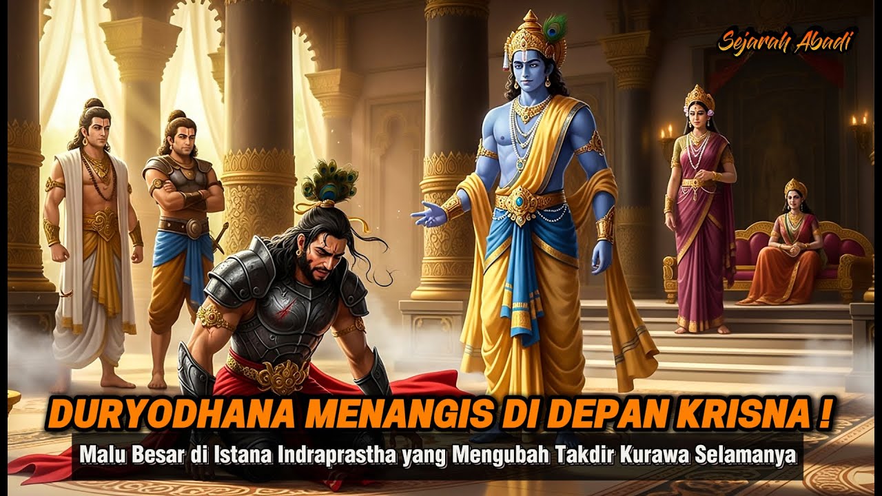 DURYODHANA VS KRISNA✨ MOMEN PALING MEMALUKAN SANG KURAWA DI ISTANA INDRAPRASTHA